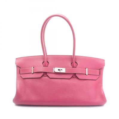 エルメス HERMES ショルダー バーキン ショルダーバッグ バッグ レザー トゴ トゴ トスカ □O刻印(2011年製造) レディース ピンク系 【中古】