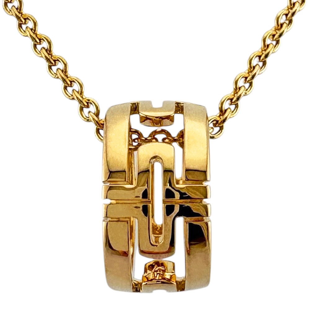 ブルガリ オープンパレンテシ ネックレス 18金 K18イエローゴールド レディース BVLGARI  中古