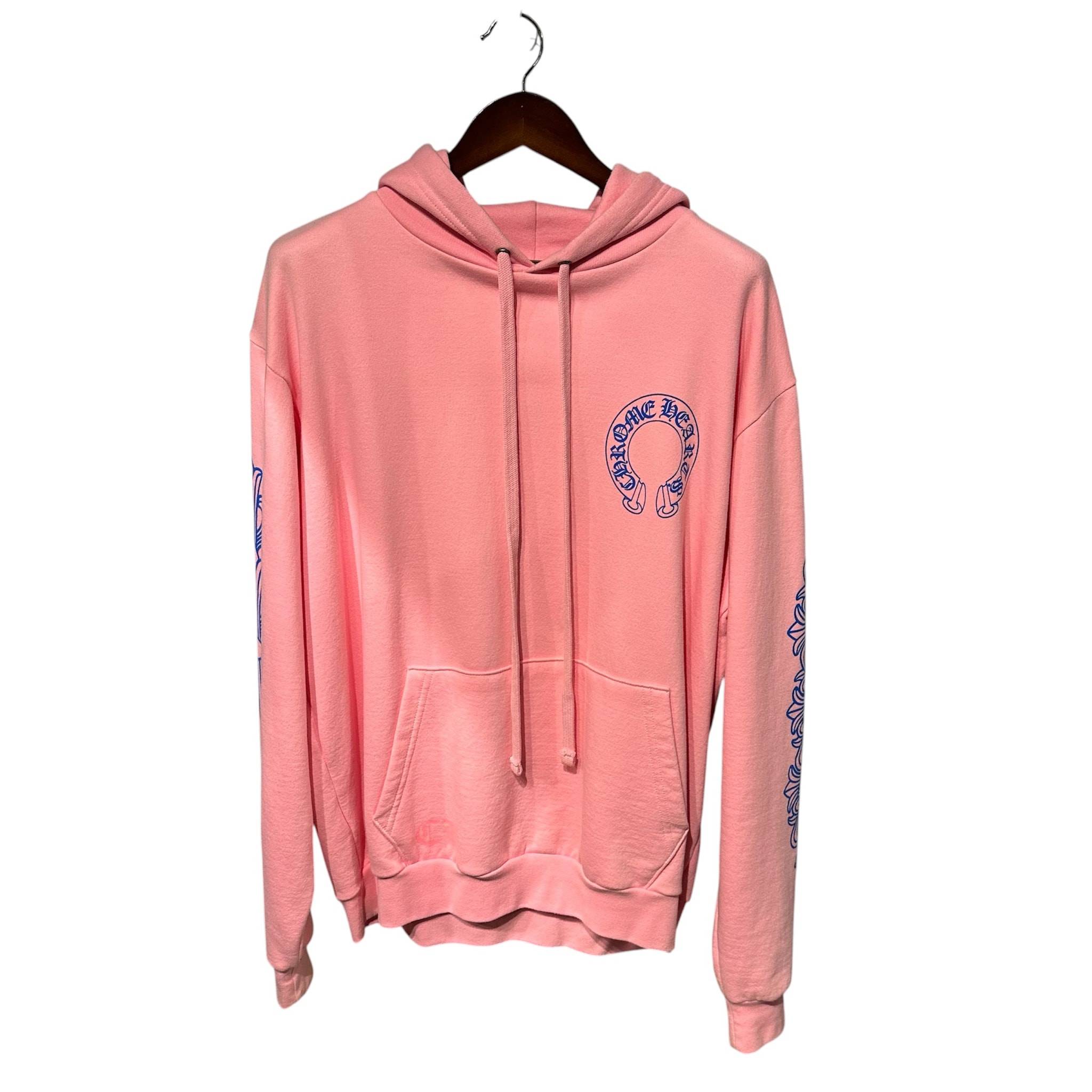 Chrome Hearts Horseshoe Pullover Hoodie "Pink"