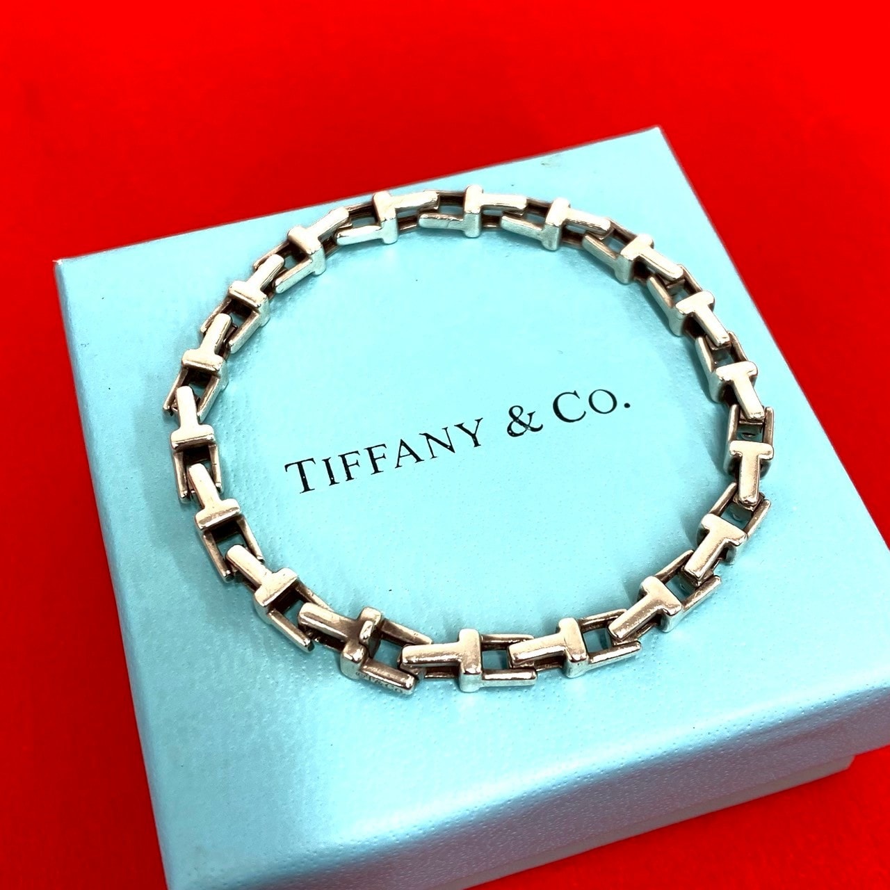TIFFANY&Co. ティファニー T ナロー ブレスレット シルバー925 ブレスレット シルバー
 24461