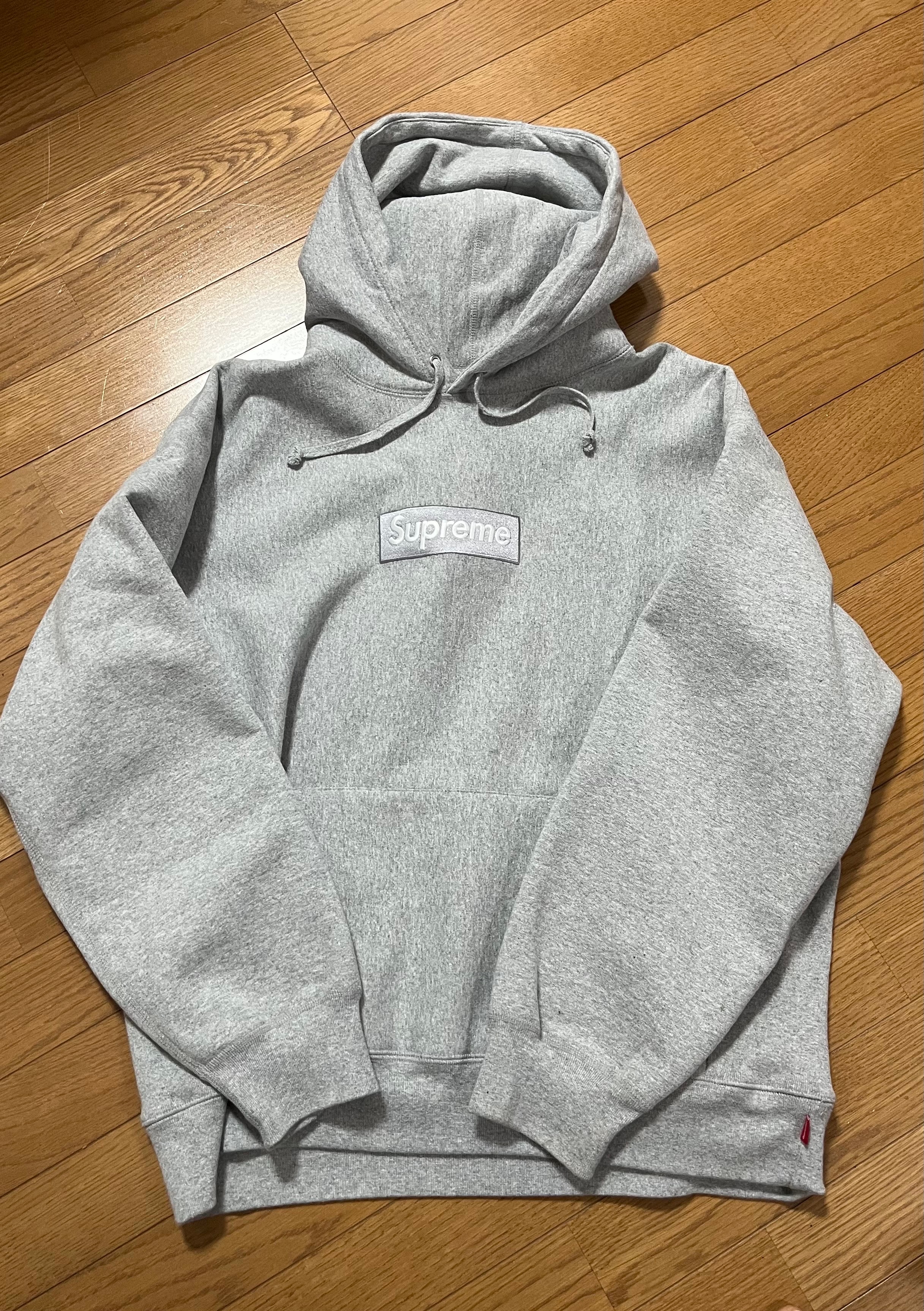 Supreme Box Logo Hooded Sweatshirt "Heather Grey" (24FW)
