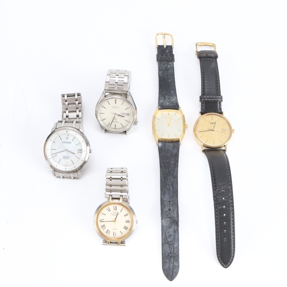 シチズン ■まとめ 5点 セット■セイコー ロンジン グライシン腕時計