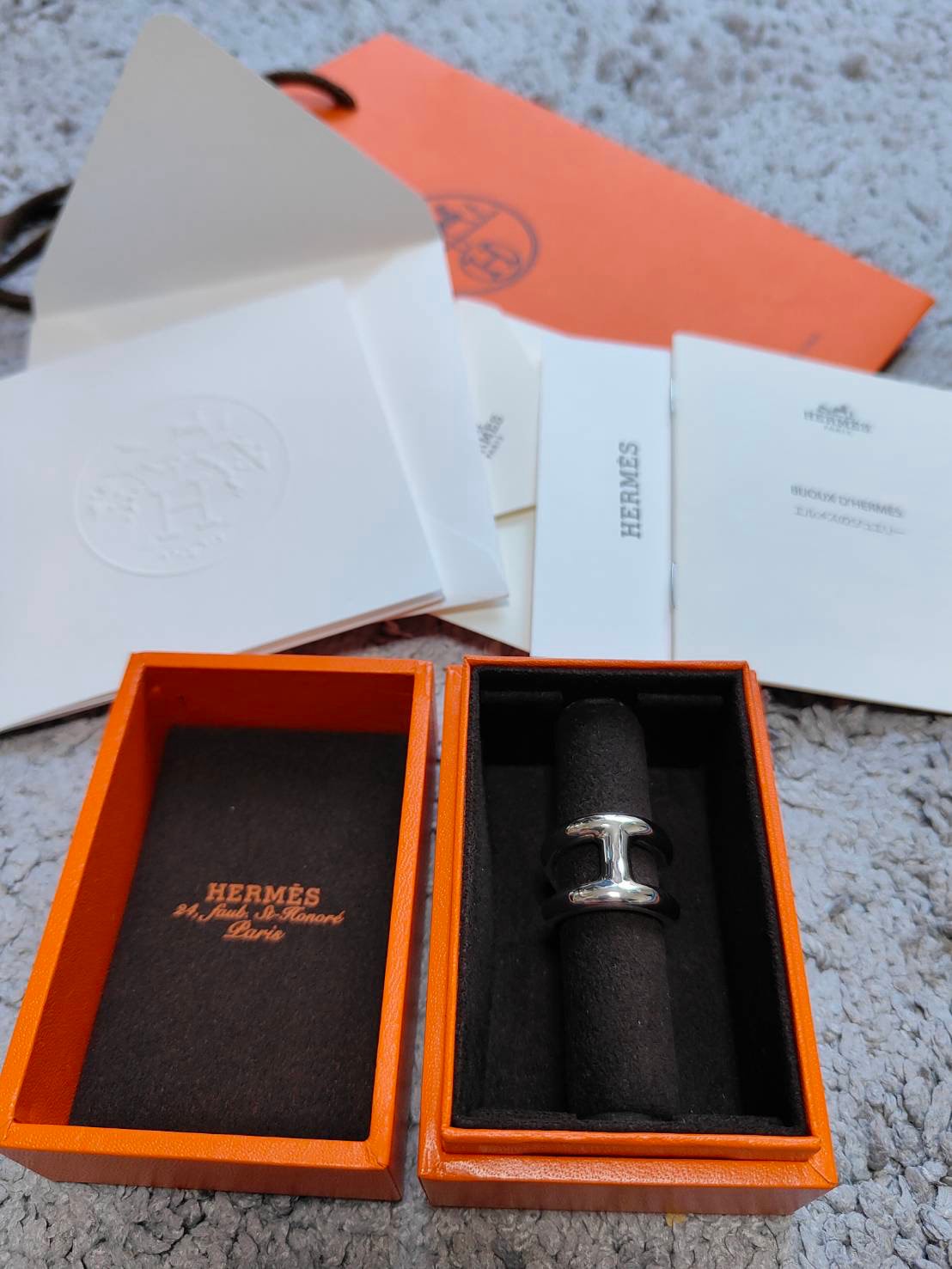 Hermes Osmose Ring GM "Silver"