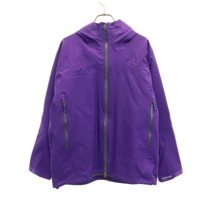 Mammut マムート GOTR-TEX Pro-Shell Quantum ジャケット M パープル アウトドア ゴアテックス