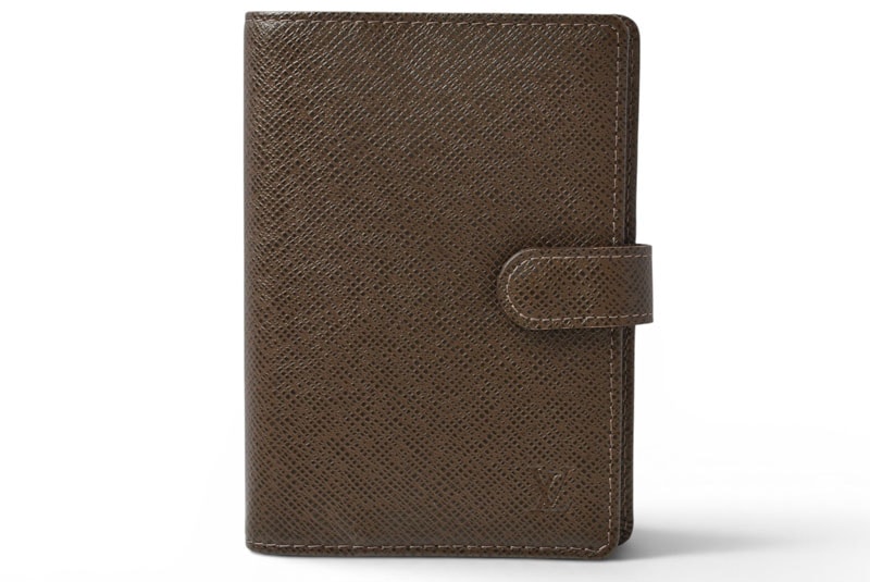 ルイヴィトン 手帳カバー LOUIS VUITTON アジェンダPM R20434 タイガ グリズリ ダークブラウン システム手帳 メンズ レディース【中古】