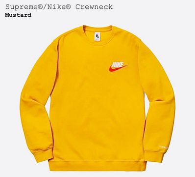 Supreme / NIKE® Crewneck "Mustard"