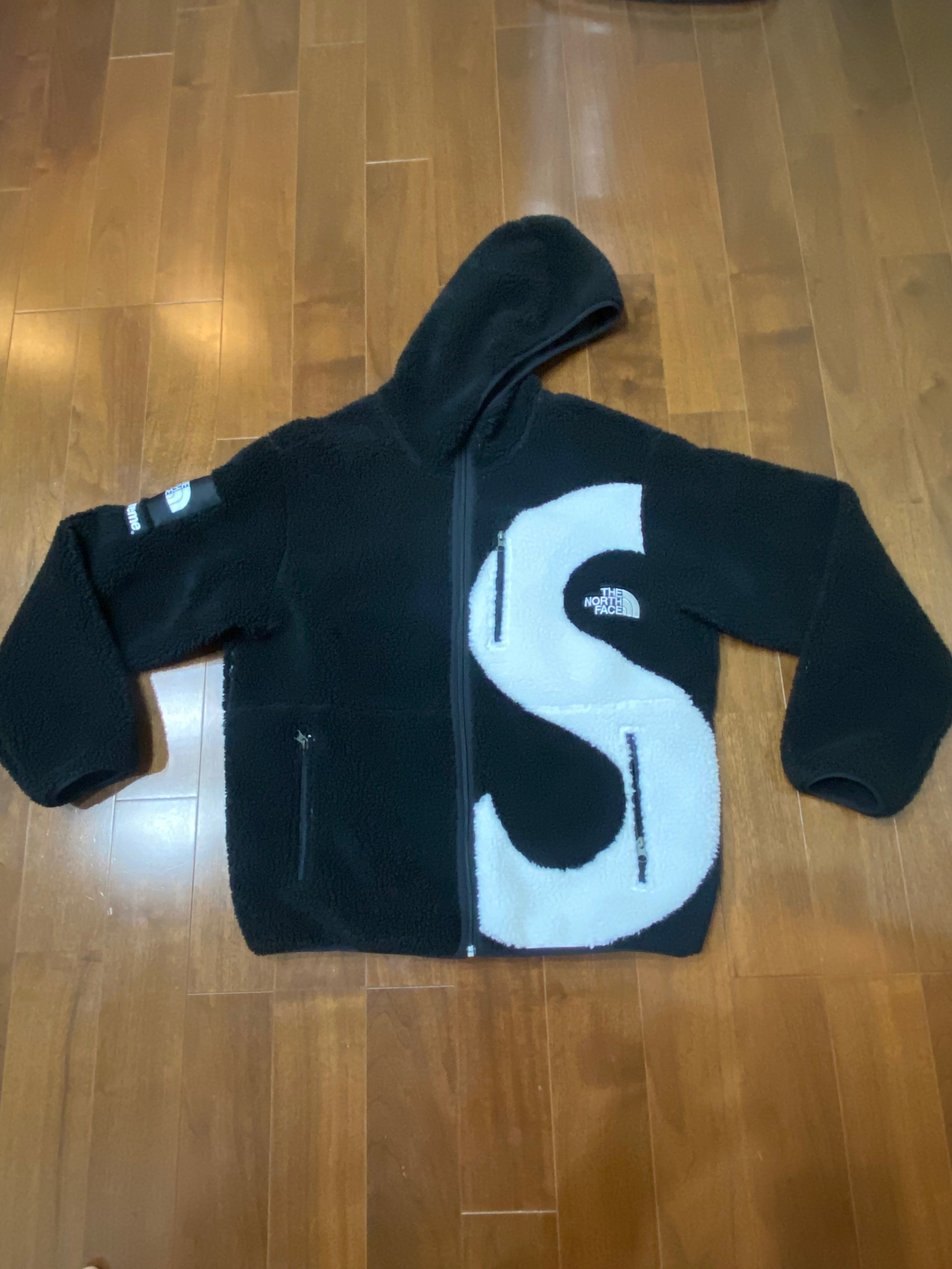 Supreme x The North Face S Logo Hooded Fleece Jacket "Black"