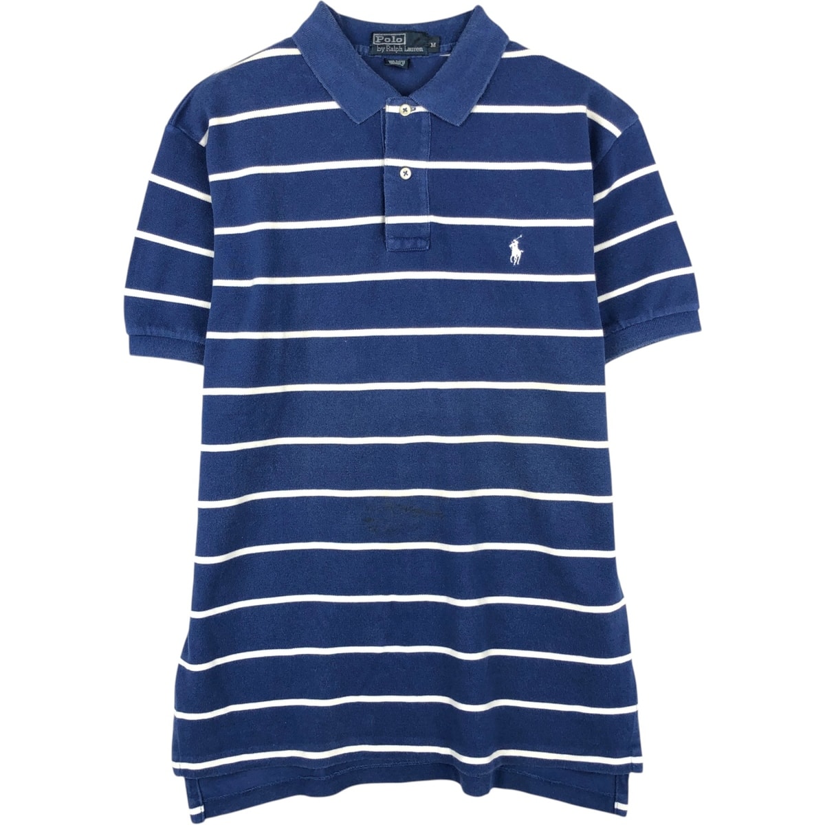 古着 ラルフローレン Ralph Lauren POLO by Ralph Lauren 半袖 ボーダー ポロシャツ メンズM相当/eaa622625