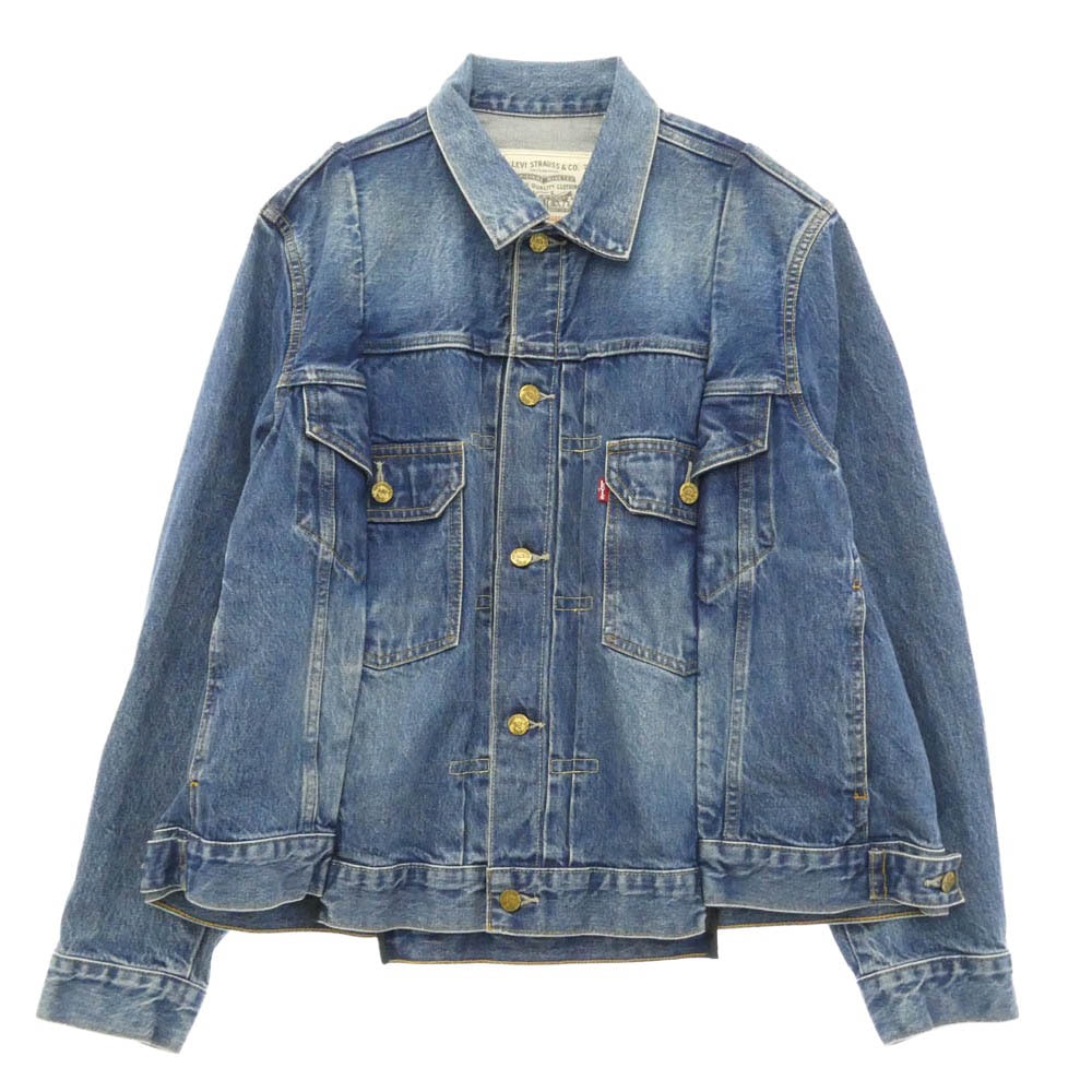 sacai x Levi's Men's Denim Jacket "Blue" 25-03708M / 0035I-0002