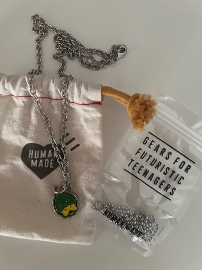 HUMAN MADE ANIMAL NECKLACE "Green"