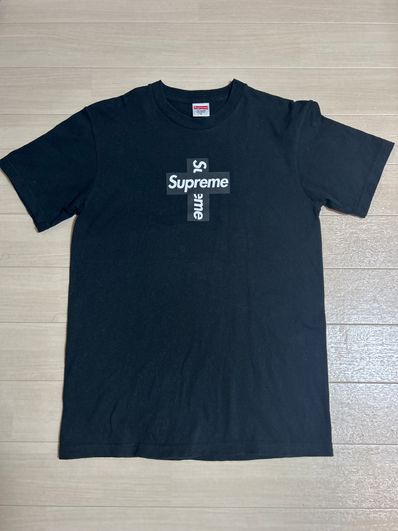 Supreme Cross Box Logo Tee "Black"