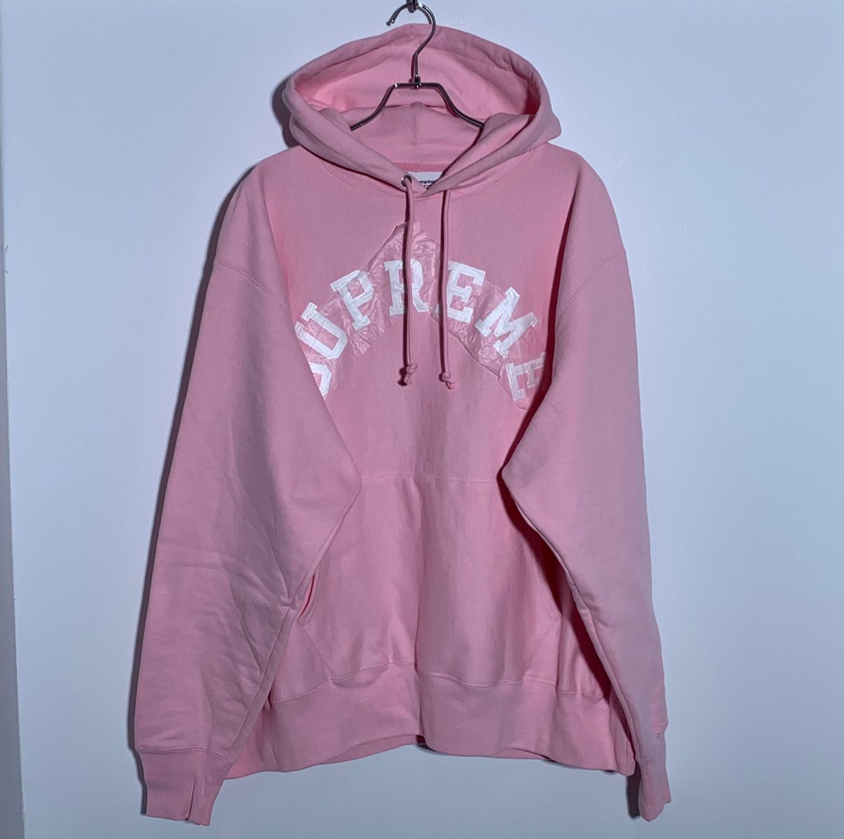 Supreme x Champion Hooded Sweatshirt "Pink"