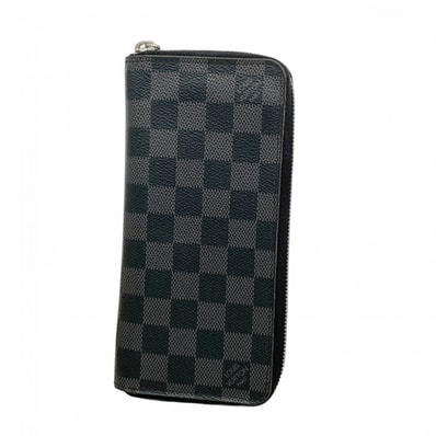 ★最終価格【6ea0022】ルイヴィトン 長財布 ダミエ・グラフィット ジッピーウォレットヴェルティカル N63095 ブラック【中古】メンズ