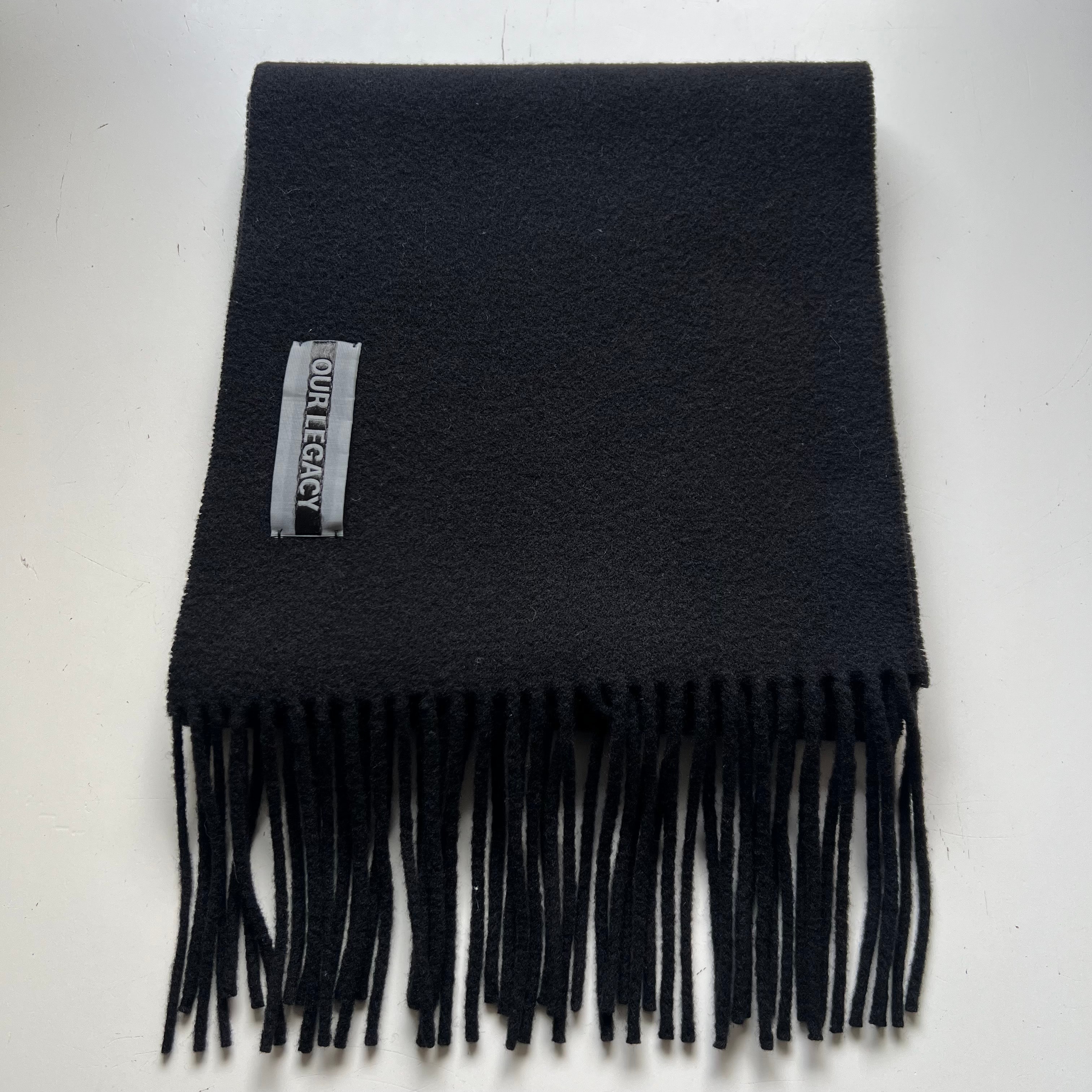 OUR LEGACY Estate Scarf "Black" A4248EAB