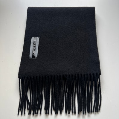 OUR LEGACY Estate Scarf "Black" A4248EAB