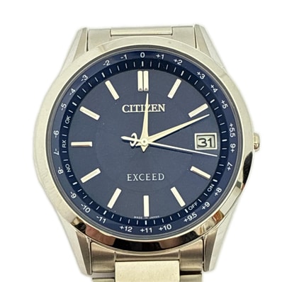 CITIZEN シチズン 腕時計 エクシード エコ・ドライブ電波時計 ダイレクトフライト CB-1110-61L シルバー