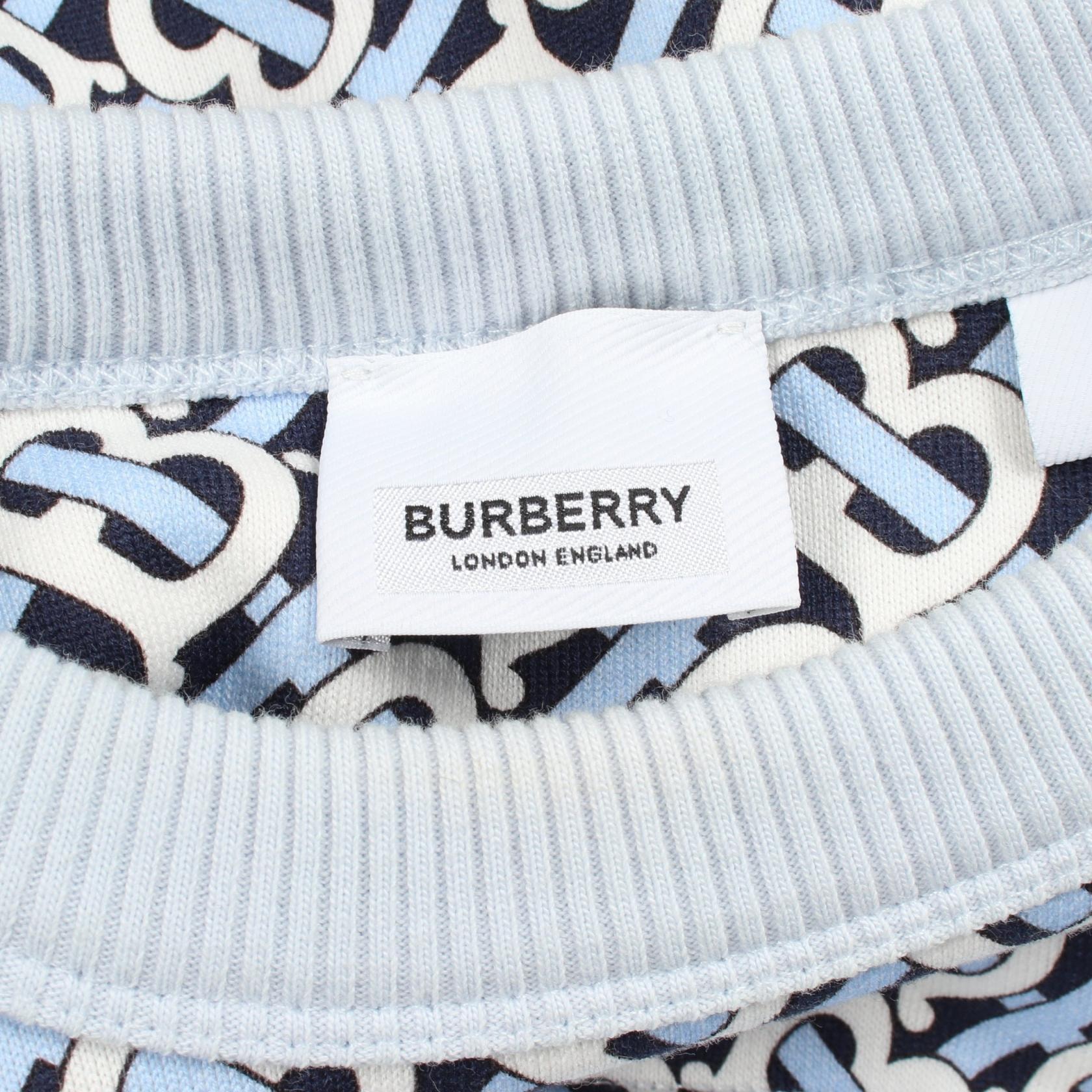 D (傷や汚れあり)】バーバリー BURBERRY TBモノグラム スウェット 衣料