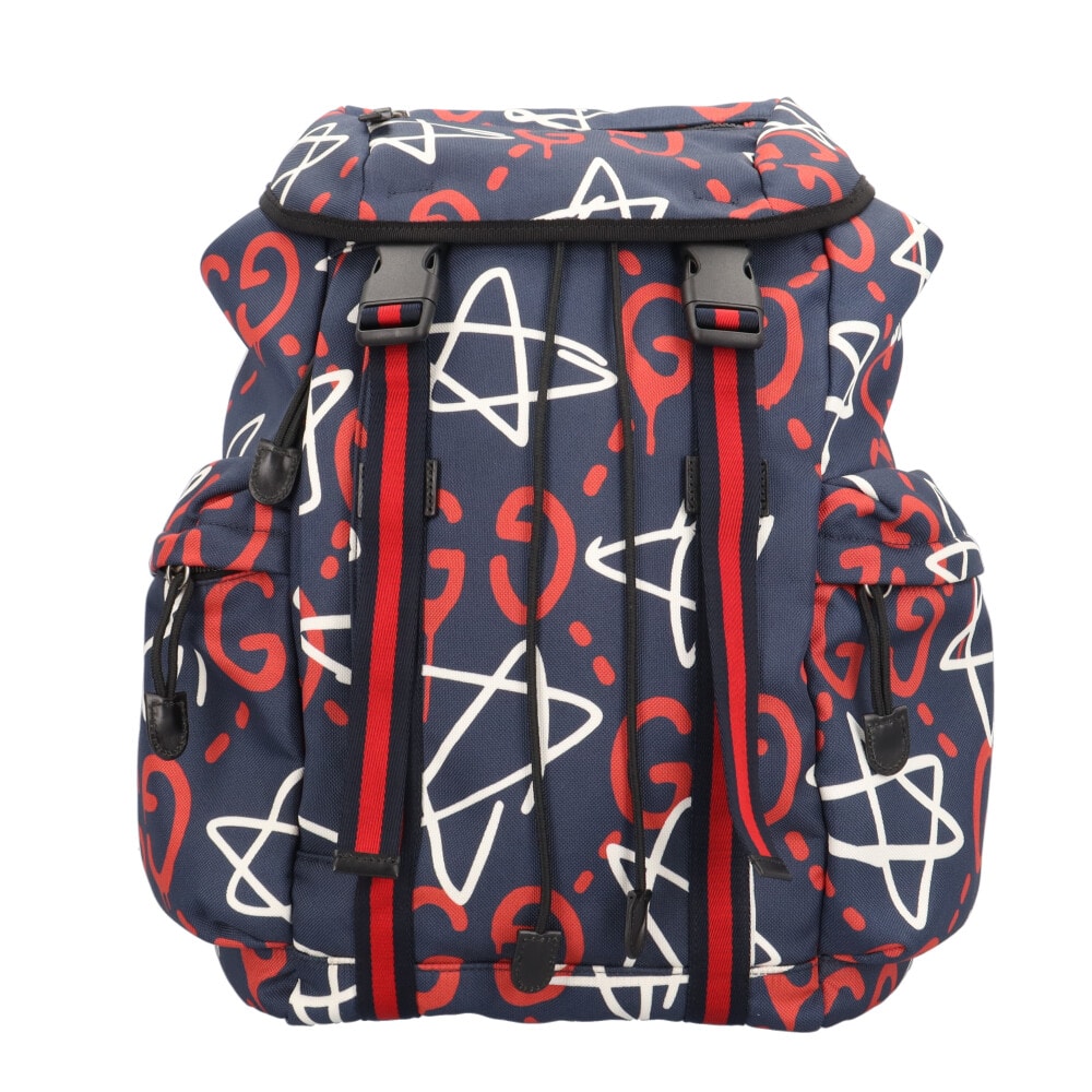 グッチ アウトレット品 ゴースト リュック・デイパック ナイロンキャンパス 429037 ユニセックス GUCCI  中古