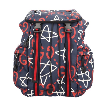 グッチ アウトレット品 ゴースト リュック・デイパック ナイロンキャンパス 429037 ユニセックス GUCCI 中古