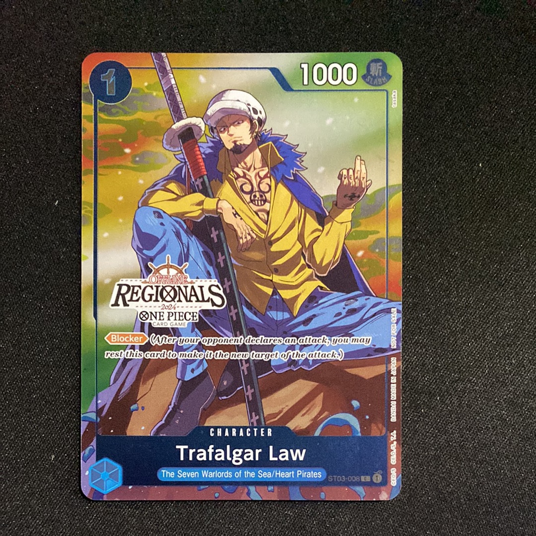 トラファルガー・ロー C [ST03-008]【英語版】(プロモーションカード「オフライン地域 参加パック 2024 Vol.2」)