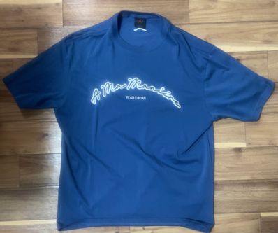 Jordan x A MA MANIÉRE Short Sleeve T-shirt "Blue"