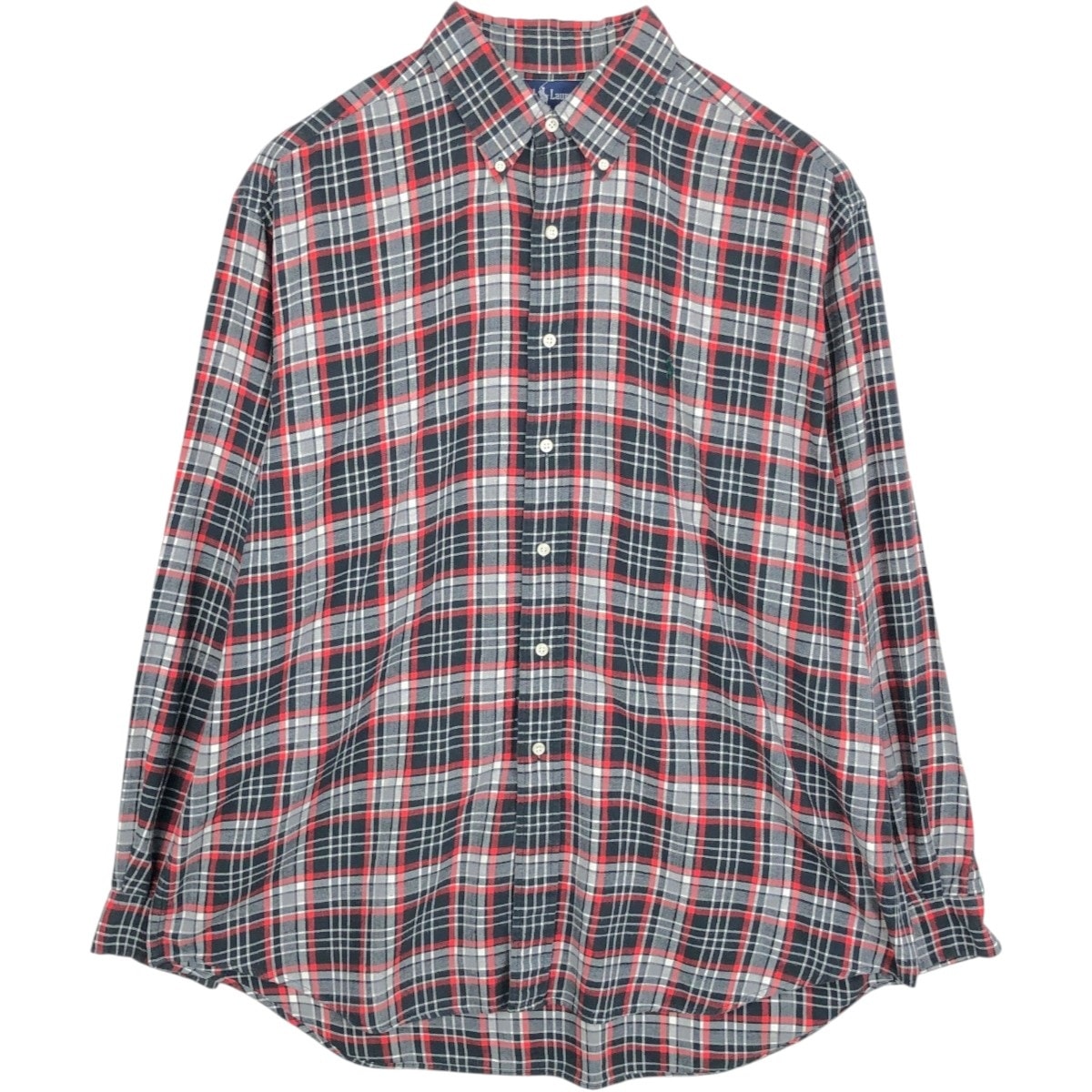 古着 ラルフローレン Ralph Lauren BLAIRE 長袖 ボタンダウンチェックシャツ メンズXL相当/eaa662042