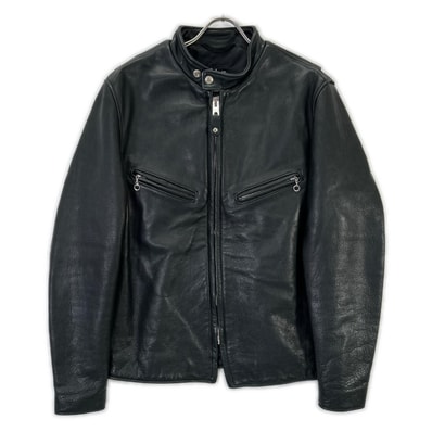 ショット 25AW 7578 ブラック ニューネイキッドカーフレザー シングルライダースジャケット 40