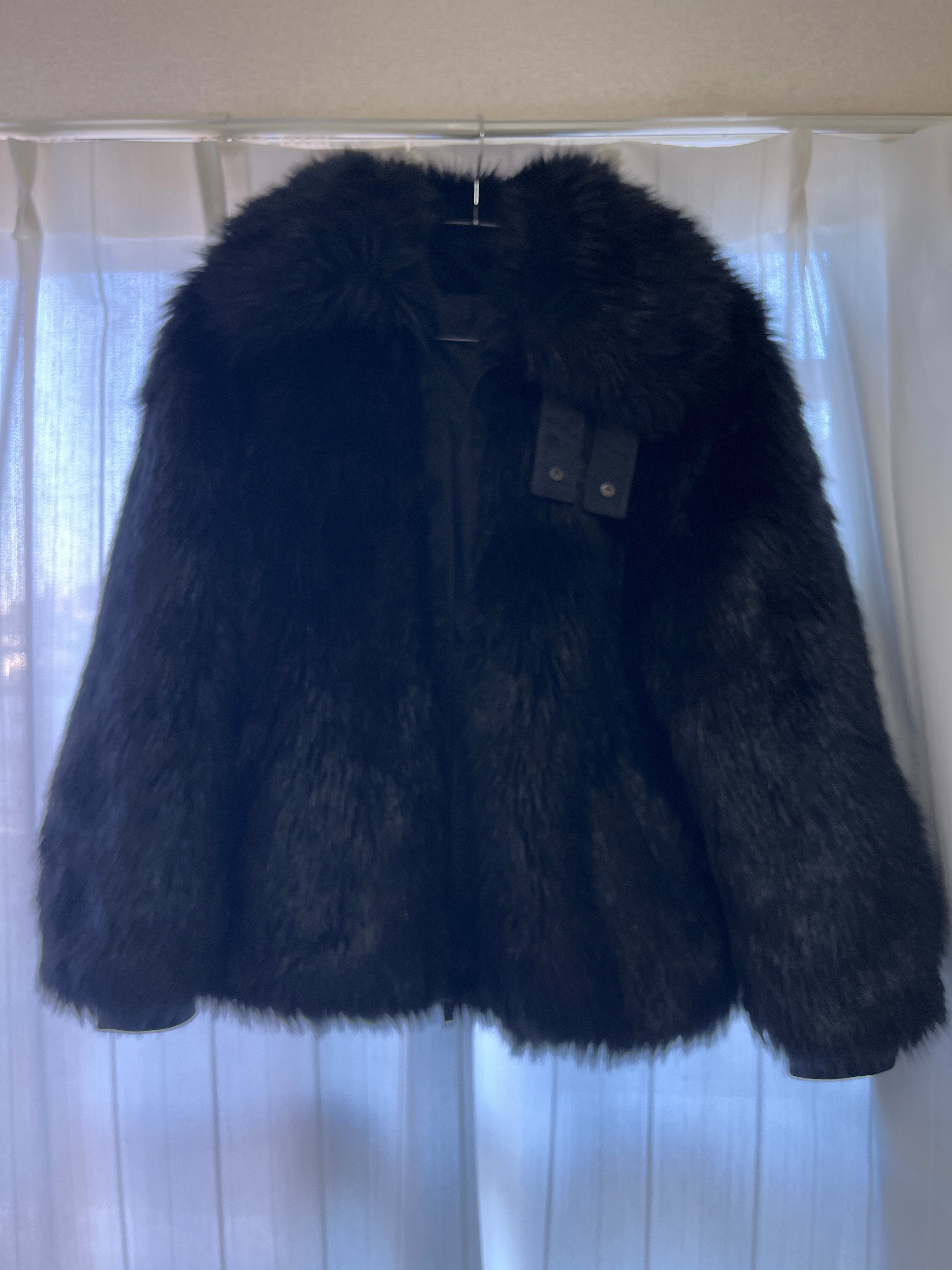 Nike x Ambush Women's Reversible Faux Fur Coat "Black"