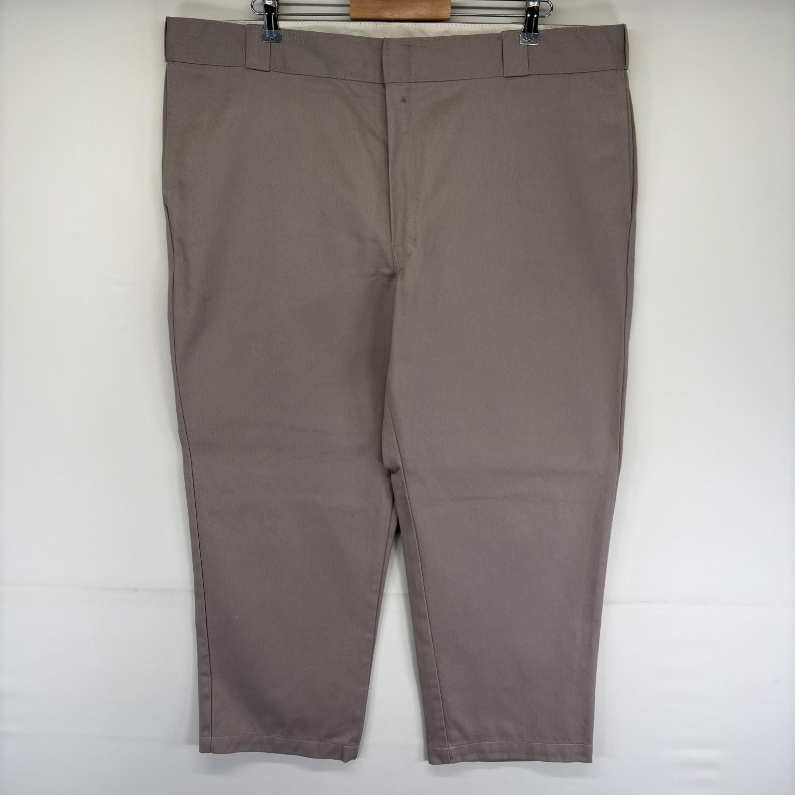 古着 ディッキーズ Dickies パンツ ワークパンツ チノパン スラックス 874 ストレート ジッパーフライ w44 L30  グレー系 メンズ