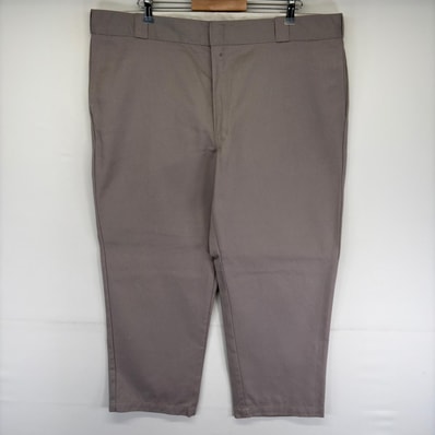 古着 ディッキーズ Dickies パンツ ワークパンツ チノパン スラックス 874 ストレート ジッパーフライ w44 L30 グレー系 メンズ