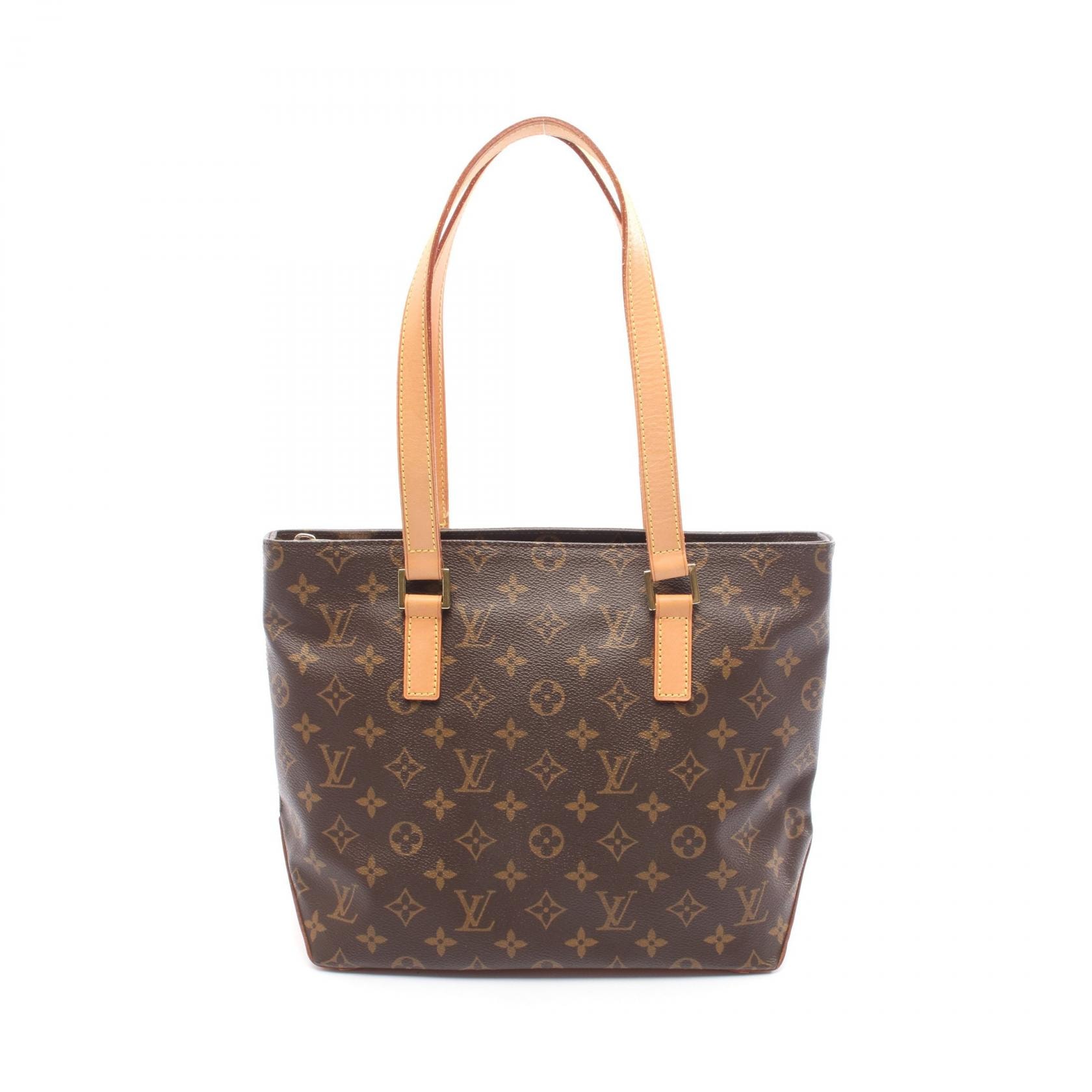 ルイ・ヴィトン LOUIS VUITTON カバピアノ ショルダーバッグ バッグ PVCコーティングキャンバス レザー モノグラム レディース ブラウン系 M51148 【中古】