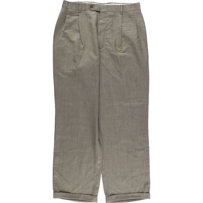 古着 90年代 ノーティカ NAUTICA ツータック ウールパンツ スラックス メンズw34相当 ヴィンテージ/eaa625449