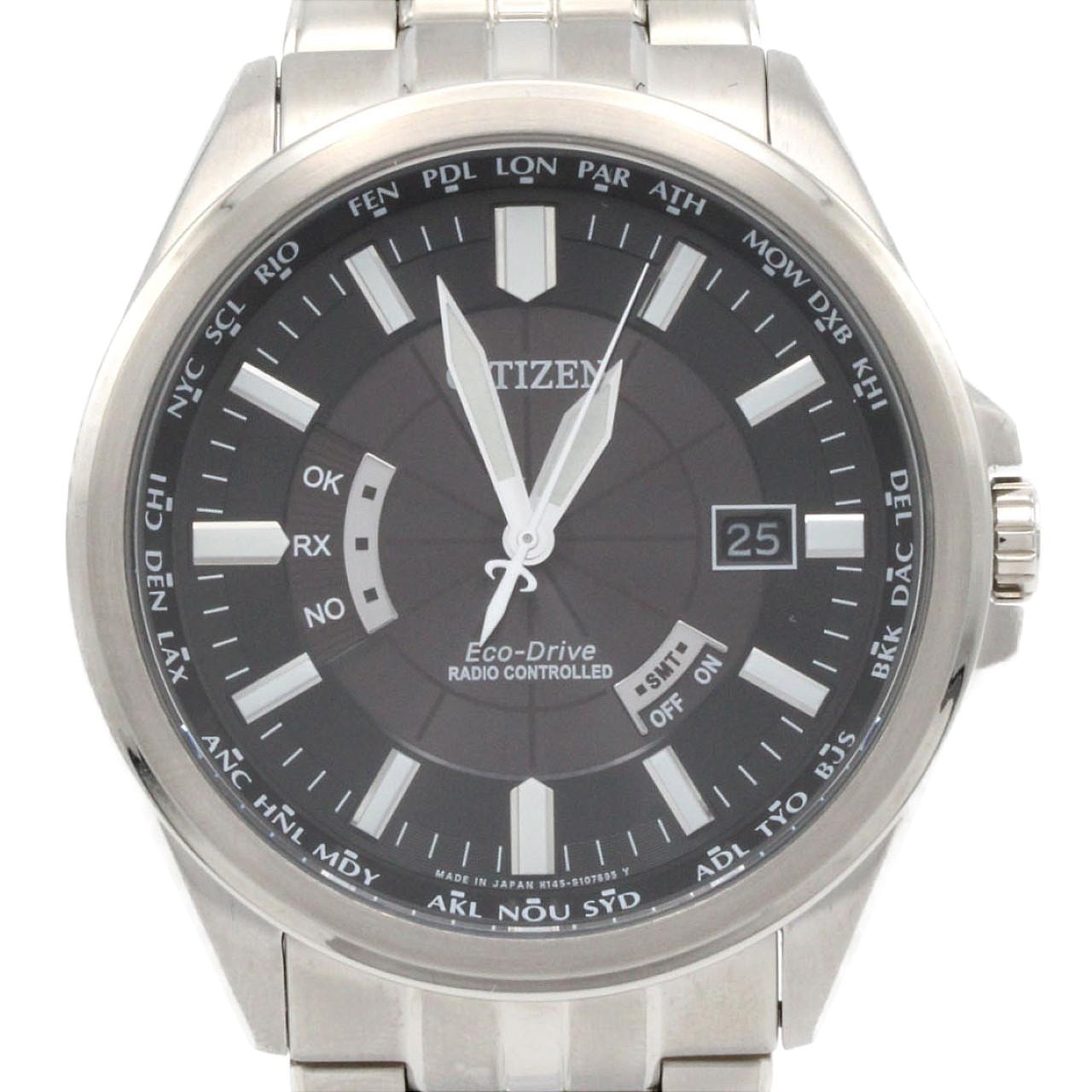シチズン エコドライブ H145-S073545/CB0011-69L SS ソーラークォーツ