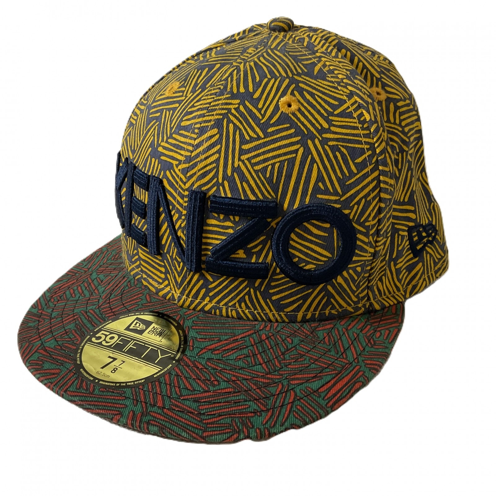 NEW ERA 【ニューエラ】 KENZO ケンゾー コラボ キャップ イエロー グリーン 62.5