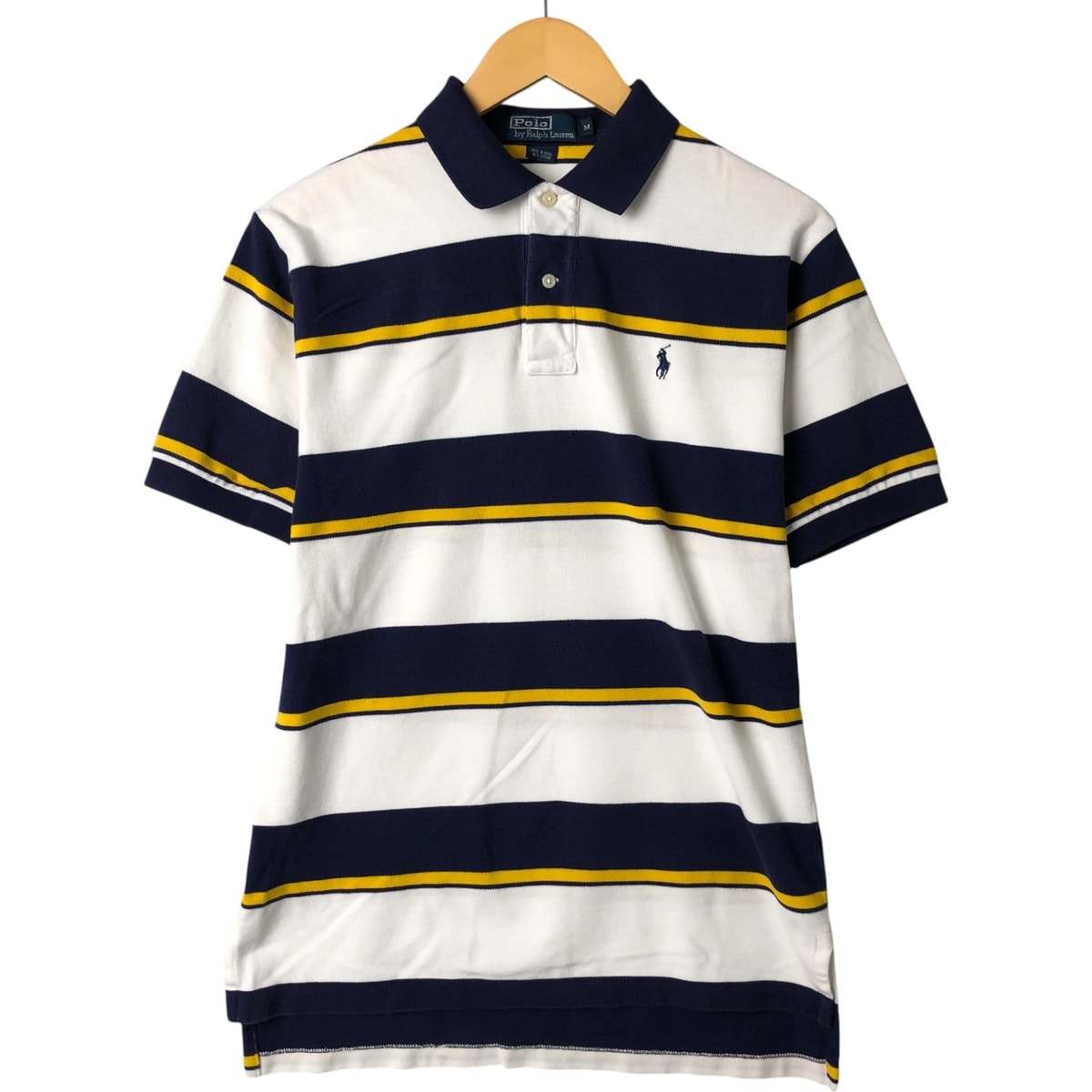 古着 ラルフローレン Ralph Lauren POLO by Ralph Lauren 半袖 ボーダー ポロシャツ メンズM相当/eaa547904
