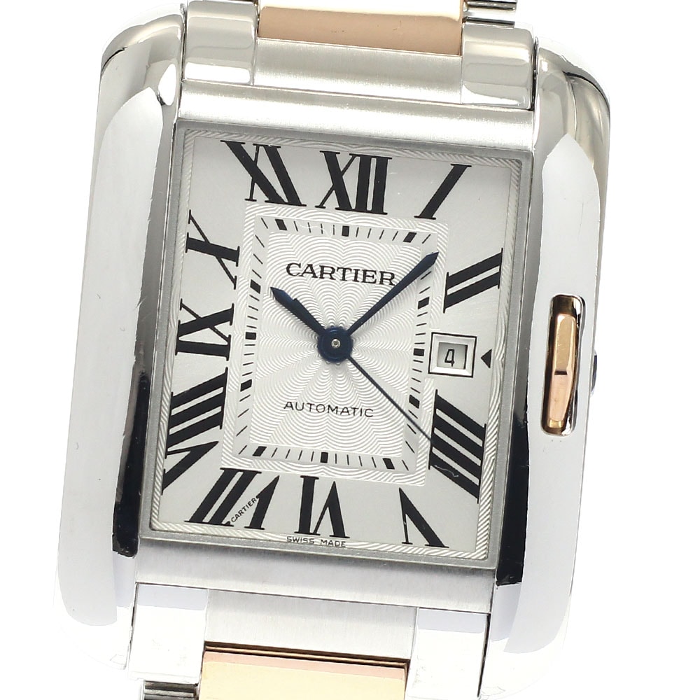 カルティエ タンクアングレーズLM W5310007 ボーイズ 【中古】