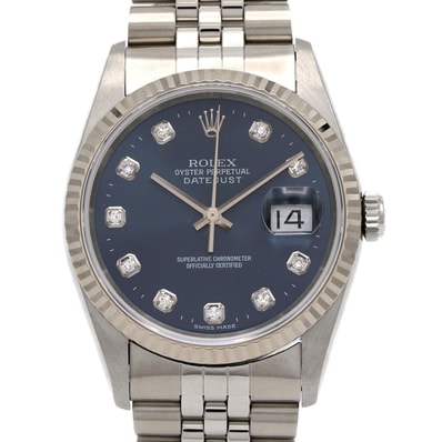 ロレックス デイトジャスト 16234G SSxWG 自動巻 T番