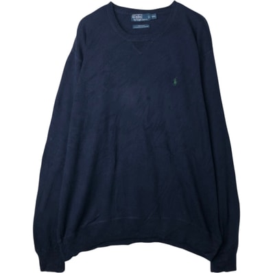 古着 ラルフローレン Ralph Lauren POLO by Ralph Lauren コットンニットセーター メンズXXL相当/eaa627506