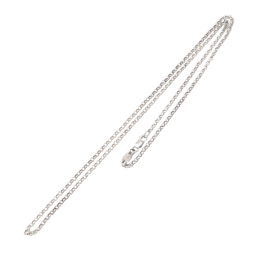 CHROME HEARTS クロムハーツ(原本無) ネックレス NECKCHAIN 20inch ロールチェーン 20インチ ネックレス シルバー系【中古】