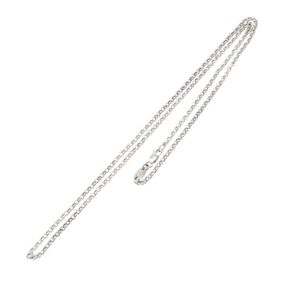 CHROME HEARTS クロムハーツ(原本無) ネックレス NECKCHAIN 20inch ロールチェーン 20インチ ネックレス シルバー系【中古】