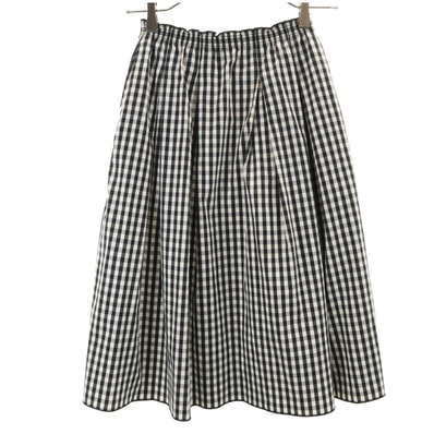 FOXEY NEW YORK フォクシー ニューヨーク 日本製 ミディ丈 フレアスカート F ブラック系