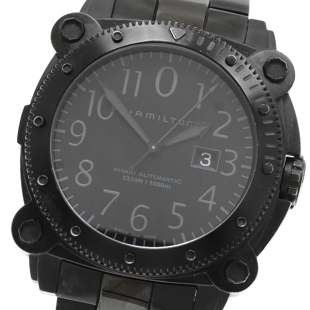 ハミルトン カーキ ビロウゼロ デイト H785850 メンズ 【中古】