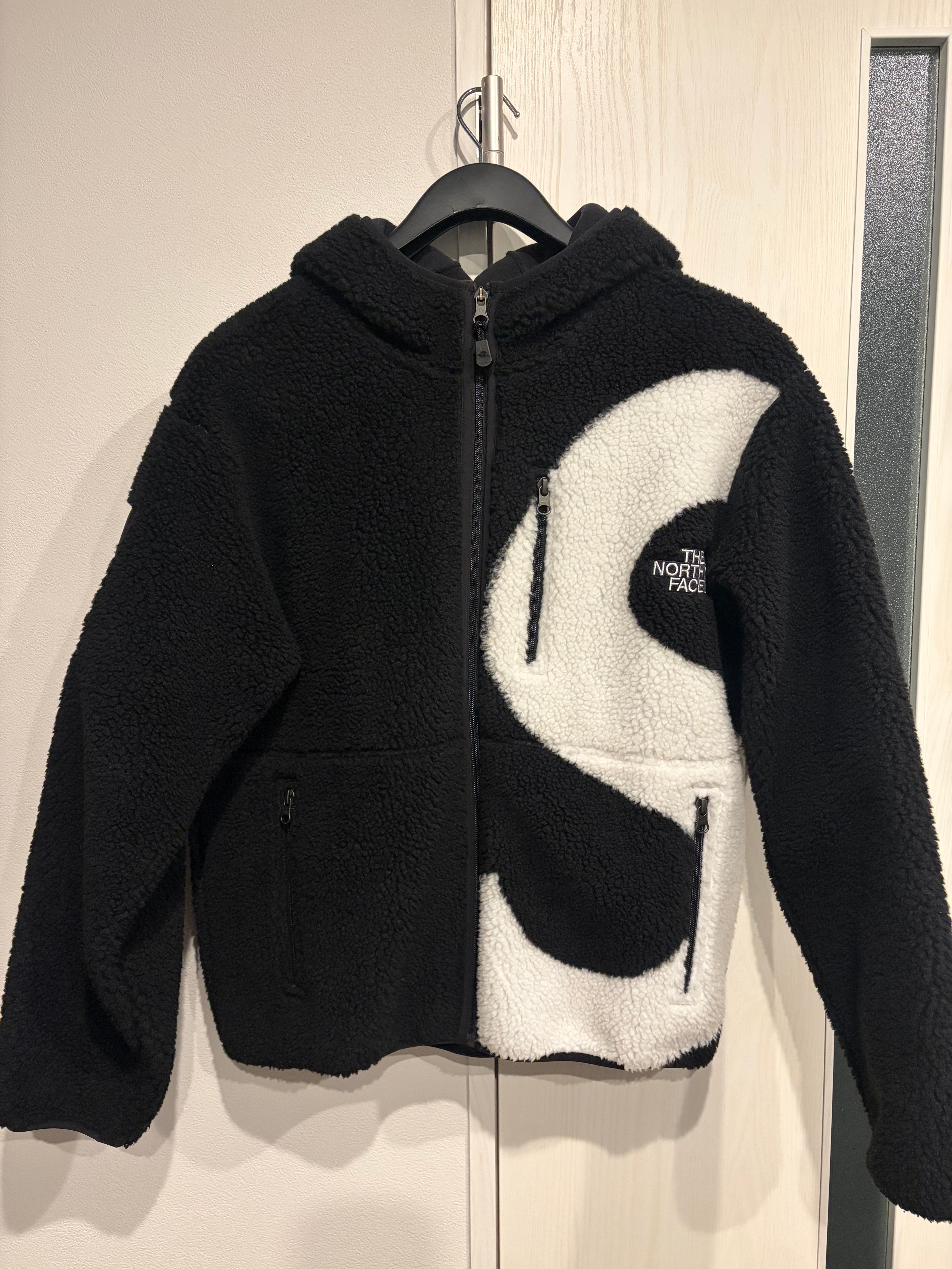 Supreme x The North Face S Logo Hooded Fleece Jacket "Black"