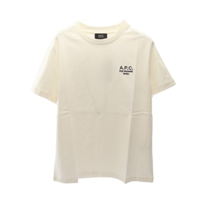 アーペーセー A.P.C. COHBU ロゴ刺繍 半袖Tシャツ 衣料品 トップス コットン メンズ レディース ホワイト系 M26388COHBUTAEM 【新品】