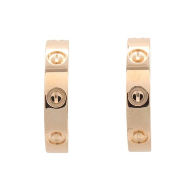 カルティエ CARTIER ベヒ-ラブ ピアス スモール ピアス ジュエリー K18PG(ピンクゴールド) レディース ゴールド系 B8029000 【中古】