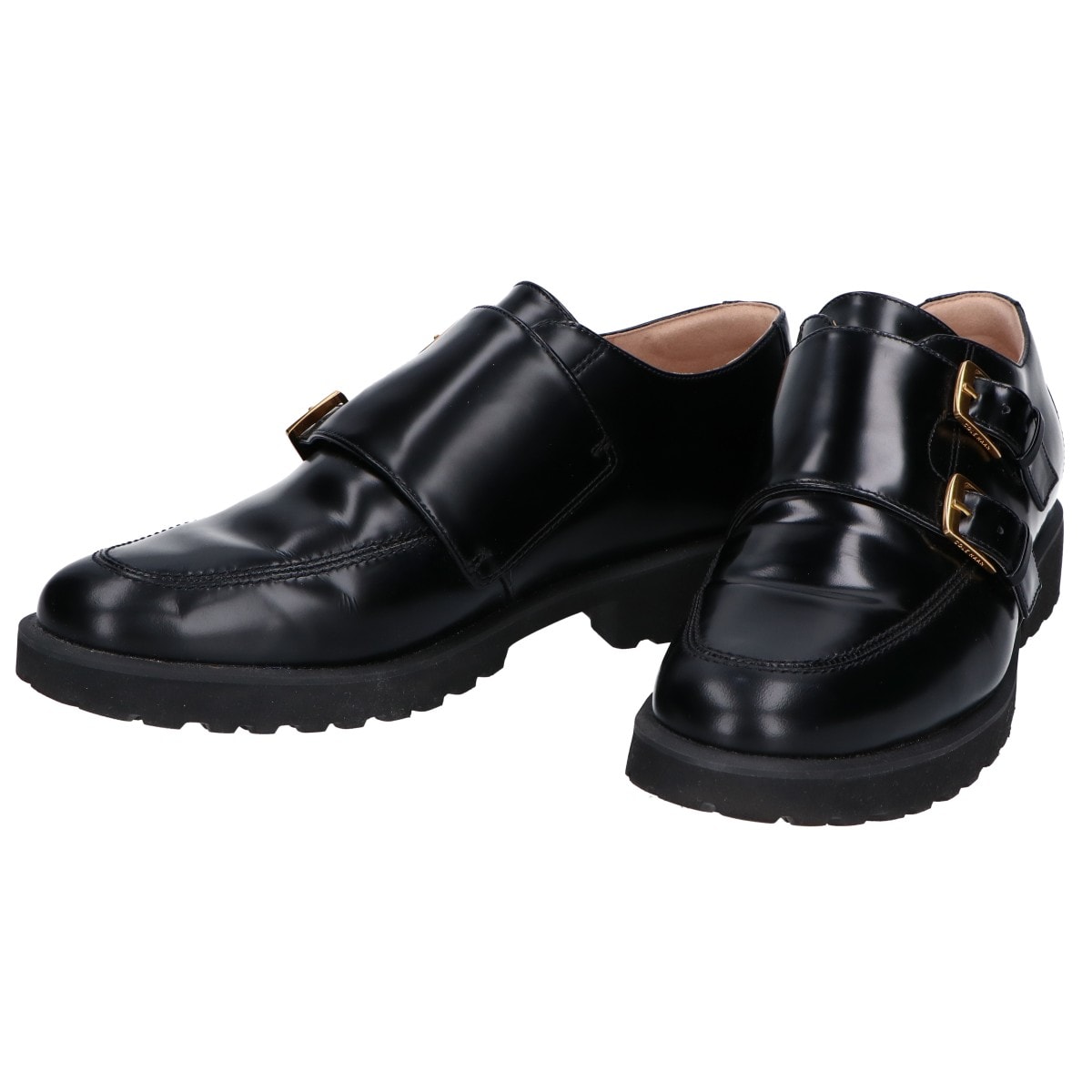 コールハーン W29156 グリニッジ モンク ストラップ ローファー 8.5B