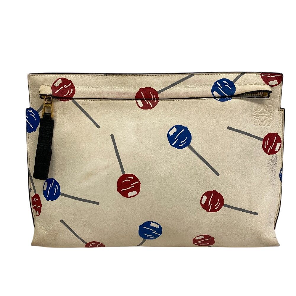 ロエベ LOEWE クラッチバッグ ロリポップキャンディ ホワイト