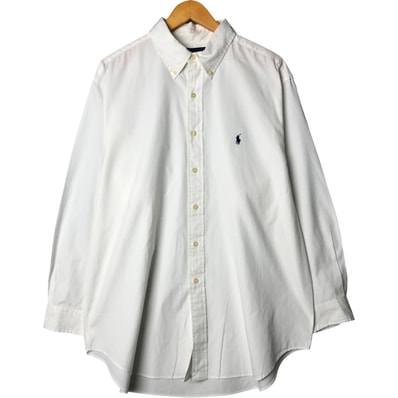 古着 ラルフローレン Ralph Lauren CLASSIC FIT 長袖 ボタンダウンシャツ メンズXL相当/eaa583788