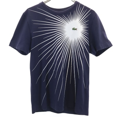 LACOSTE L!VE ラコステライブ 半袖 Tシャツ 2 ネイビー