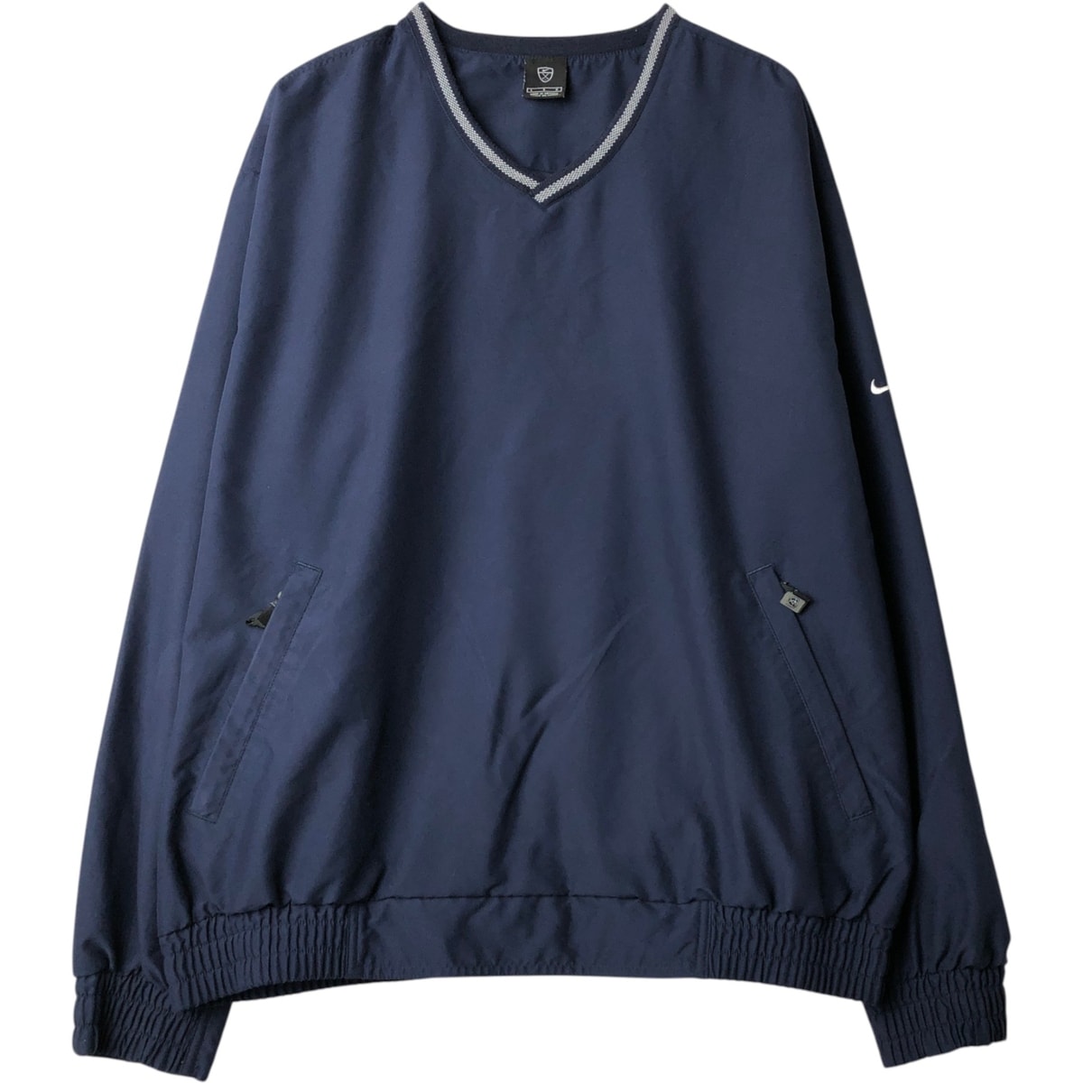 古着 ナイキ NIKE GOLF ゴルフ Vネック ウォームアッププルオーバー メンズL相当/eaa624485